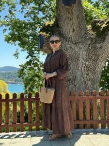 Polo Brode Patlı tensel elbise Kahve