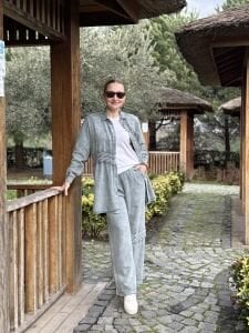 A.akay Cep File takım Gri(6014)