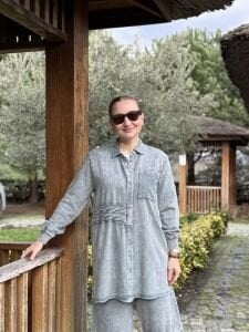 A.akay Cep File takım Gri(6014)