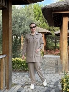 Taşlı Ceket Takım Taş