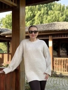 Massi Yumoş kazak krem