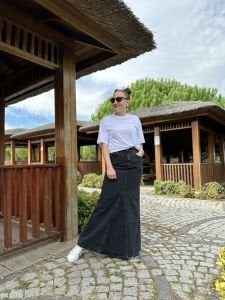 Orjinal marka uzun Kot ETEK Siyah