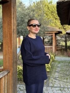 Massi Yumoş kazak Lacivert