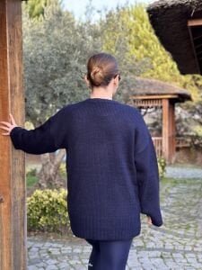 Massi Yumoş kazak Lacivert