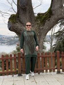 A.akay Cupra desenli takım Yeşil(1010)