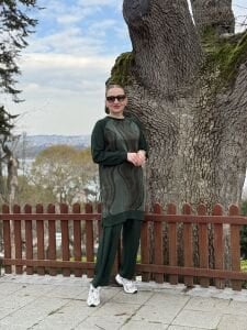 A.akay Cupra desenli takım Yeşil(1010)