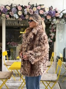 Premium Astarlı KÜRK uzun Leo