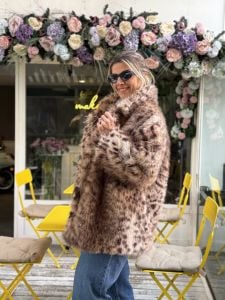 Premium Astarlı KÜRK uzun Leo