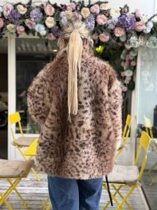 Premium Astarlı KÜRK uzun Leo