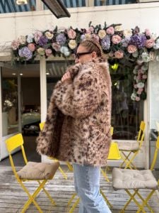 Premium Astarlı KÜRK uzun Leo