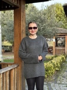 Massi Yumoş kazak antrasit