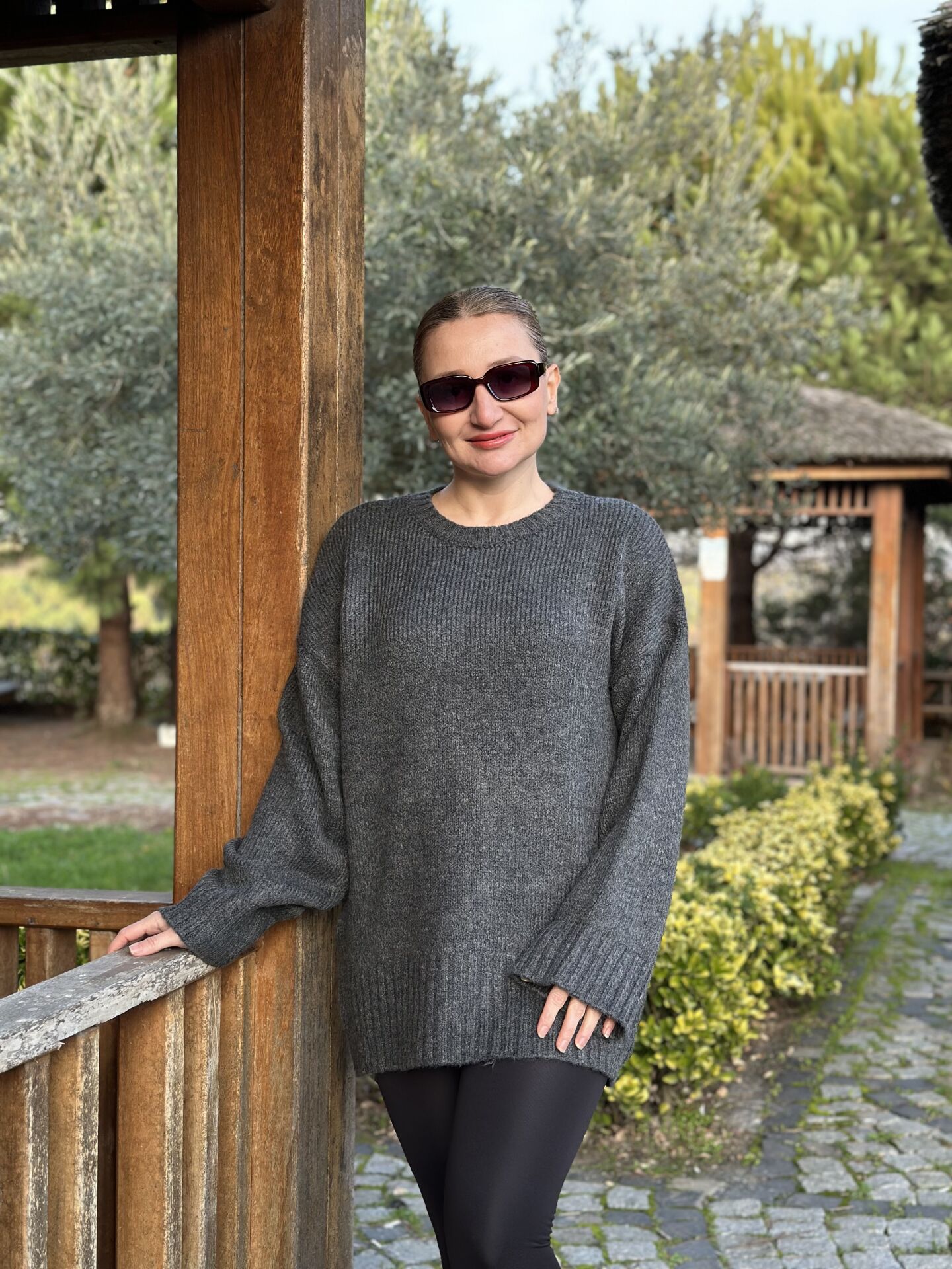 Massi Yumoş kazak antrasit