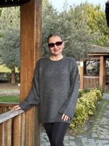 Massi Yumoş kazak antrasit