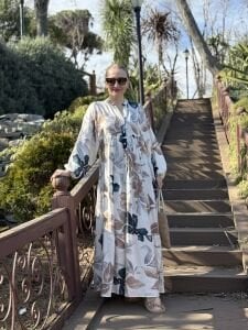 Nilüfer viskon elbise