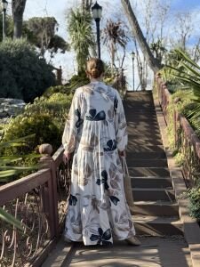 Nilüfer viskon elbise