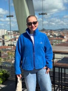 Tam ferm. Alo Yumoş polar mavi