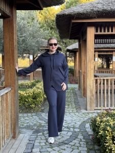 Lacivert oysho Lazer takım