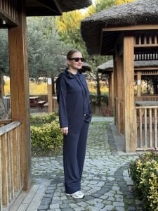 Lacivert oysho Lazer takım