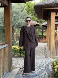 Şal Takım Kahve