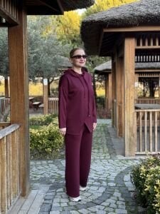 Bordo oysho Lazer takım