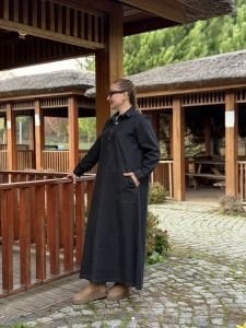 Melin cepli Kot elbise antrasit