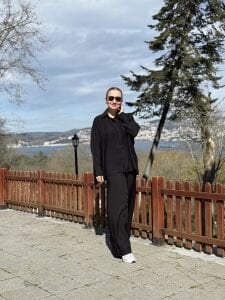 7568 Tensel pamuk Takım siyah