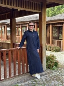 Melin cepli Kot elbise lacivert