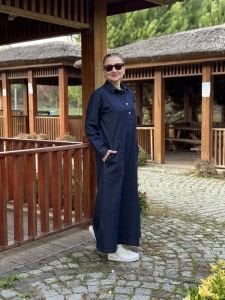 Melin cepli Kot elbise lacivert