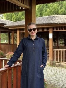 Melin cepli Kot elbise lacivert