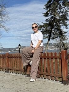 Orjinal Z.r Pamuk tensel pantolon bordo