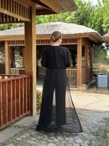 Volanlı TULUM SİYAH 5015