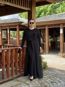 Volanlı TULUM SİYAH 5015