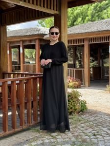Volanlı TULUM SİYAH 5015