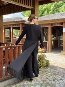 Volanlı TULUM SİYAH 5015