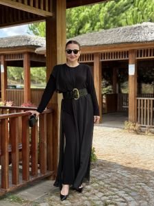 Volanlı TULUM SİYAH 5015