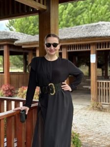 Volanlı TULUM SİYAH 5015