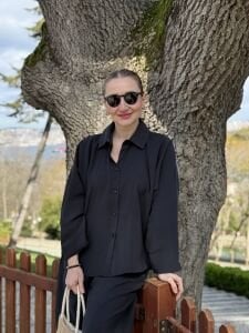 777 Tensel pamuk Takım siyah