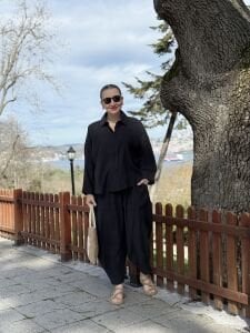 777 Tensel pamuk Takım siyah