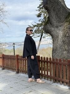 777 Tensel pamuk Takım siyah