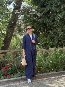 A.akay Kimono Keten Takım laci