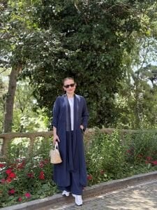 A.akay Kimono Keten Takım laci