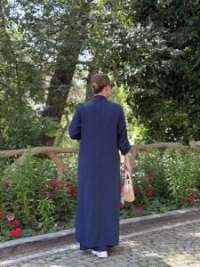 A.akay Kimono Keten Takım laci