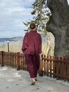 777 Tensel pamuk Takım Bordo