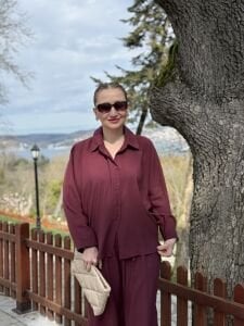 777 Tensel pamuk Takım Bordo