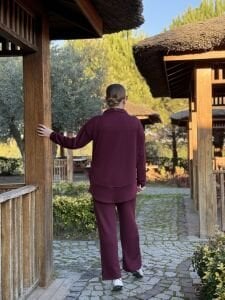 Ayparçası oysho takım Yar.Fermuarlı Bordo