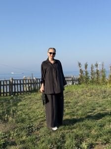 Premium İpek Kupra Takım Siyah