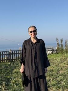 Premium İpek Kupra Takım Siyah