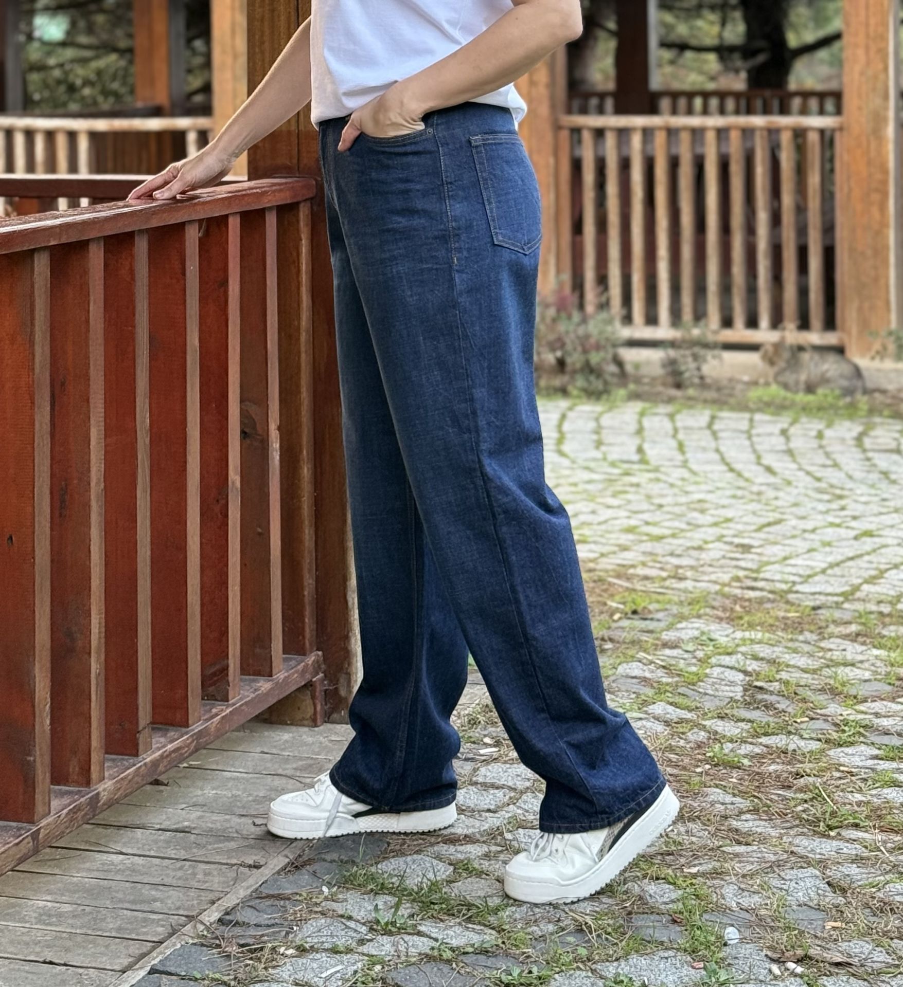 Lacivert BDG orjinal kot pantolon