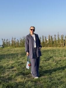 A.akay İpek Kupra takım İndigo