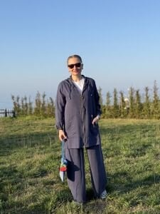 A.akay İpek Kupra takım İndigo